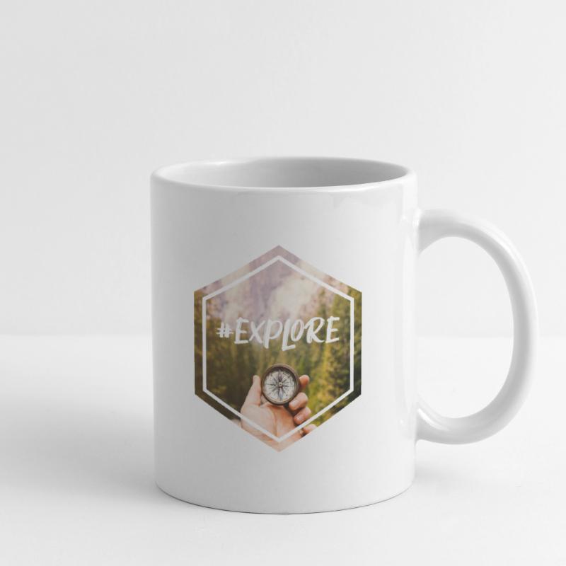 #explore Mug