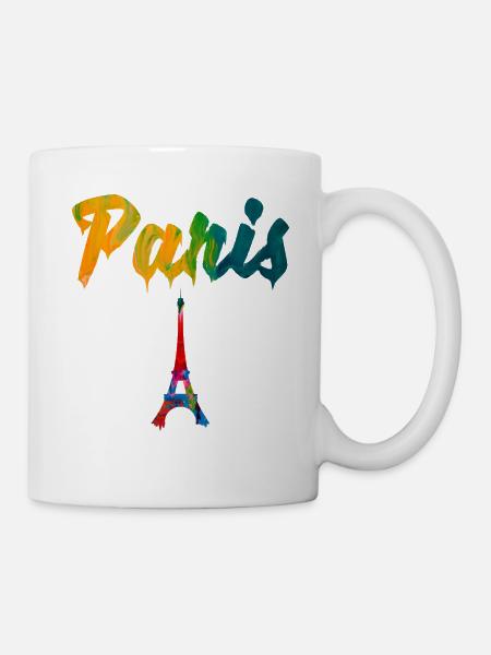 Pariser Hauptstadt - Tasse - Weiß