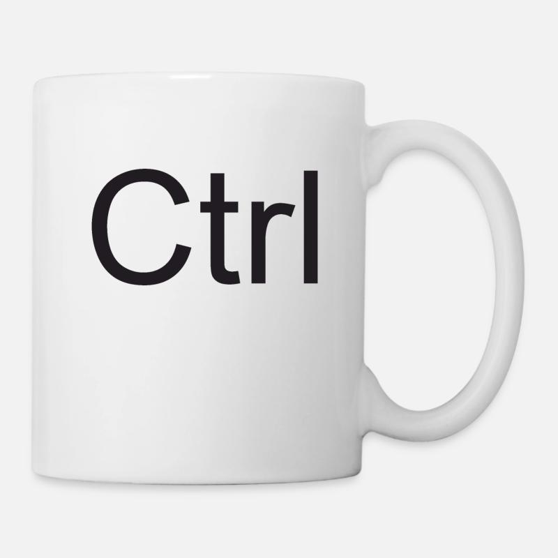Raccourci clavier Alt Ctrl Del - Mug blanc - blanc