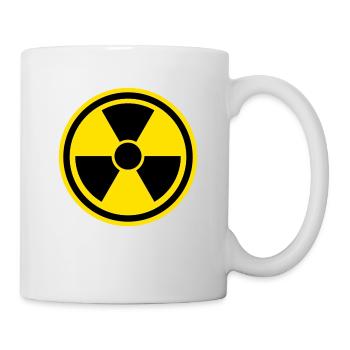 Warning sign Nuclear - Mug - white - Right