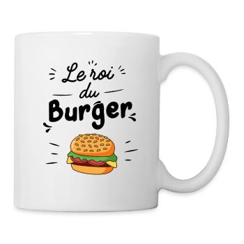 roi du burger - Mug blanc - blanc - Droite