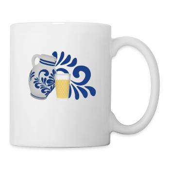 Funny gift idea for apple wine, apples from Bembel - Mug - white - Right