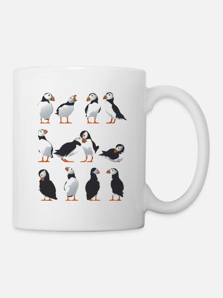Puffin Friends - Mug - white