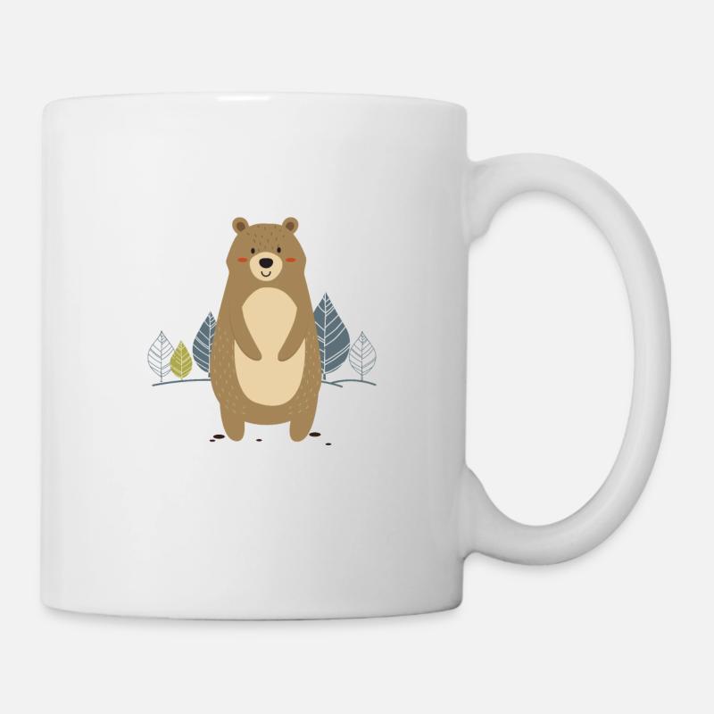 T-shirt de l’ours - Mug blanc - blanc