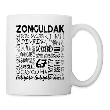 67 Zonguldak Zonguldakli - Tasse - Weiß - Rechts