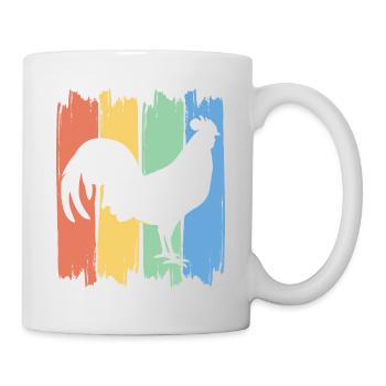 Poulet fermier poulets éleveurs poulet - Mug blanc - blanc - Droite