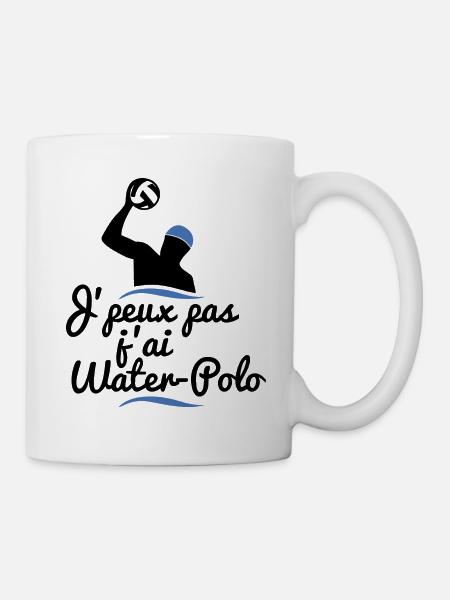 J'peux pas j'ai water-polo - Mug blanc - blanc