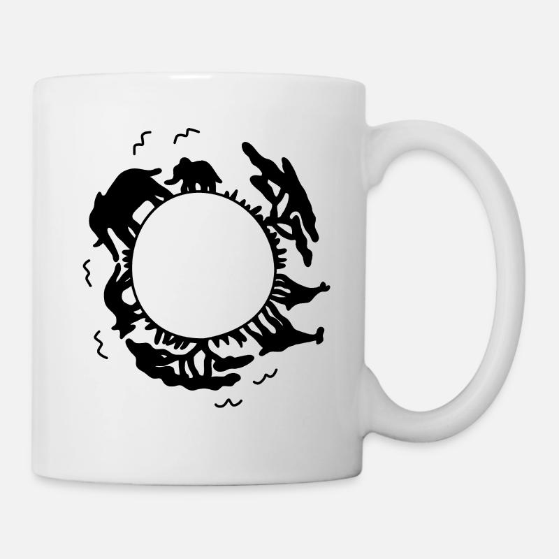 Afrika Savanne Tiere - Tasse - Weiß