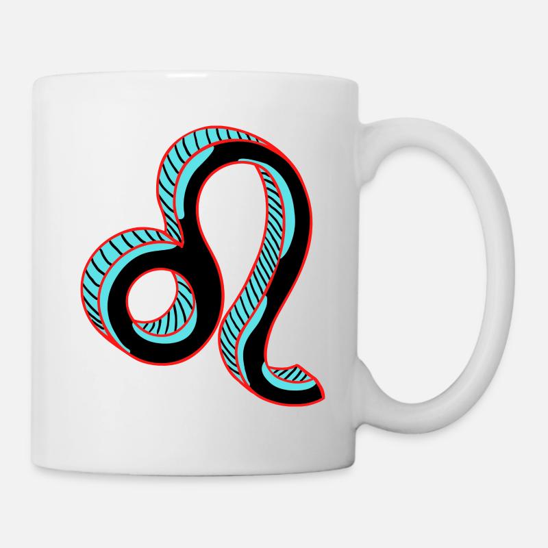 Leo zodiac sign design - Mug - white