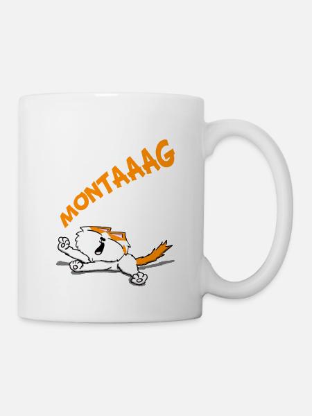 Montag - Tasse - Weiß