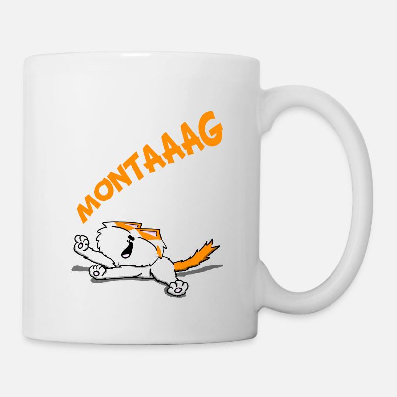 Montag - Tasse - Weiß