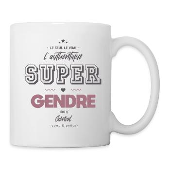 L authentique super gendre - Mug blanc - blanc - Droite