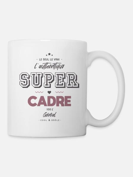 L authentique super cadre - Mug blanc - blanc