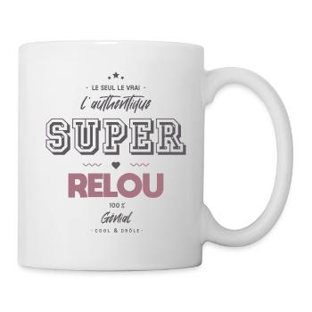 L authentique super relou - Mug blanc - blanc - Droite