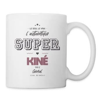 L authentique super kiné - Mug blanc - blanc - Droite
