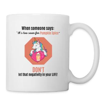 Pumpkin Spice Unicorn - Mug - white - Right