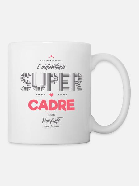 L authentique super cadre - Mug blanc - blanc
