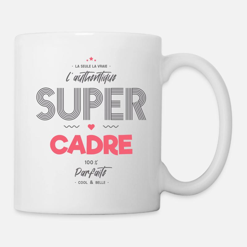 L authentique super cadre - Mug blanc - blanc