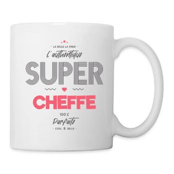L authentique super cheffe - Mug blanc - blanc - Droite