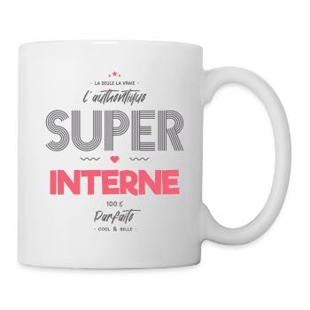 L authentique super interne - Mug blanc - blanc - Droite