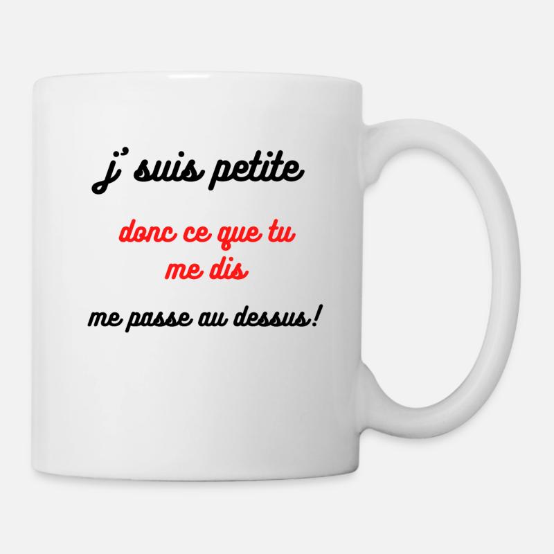 je suis petite - Mug blanc - blanc