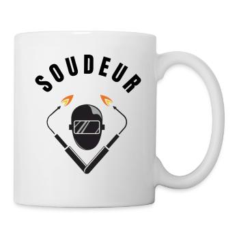 Collection Soudeur - Profession - Mug blanc - blanc - Droite