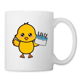 Chicks Cute Birthday Birthday Cake - Mug - white - Right