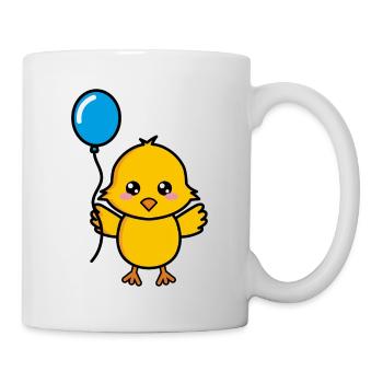 Chick Cute Birthday Balloon - Mug - white - Right
