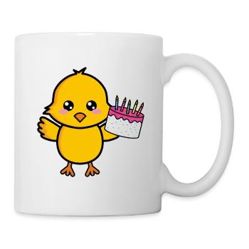 Chicks Cute Birthday Birthday Cake - Mug - white - Right