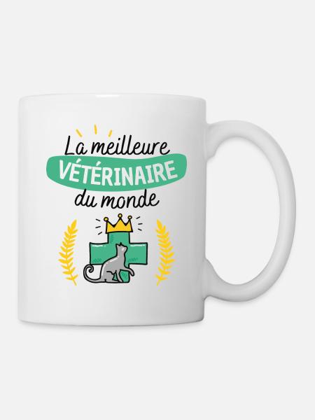 La meilleure vétérinaire du monde - Mug blanc - blanc