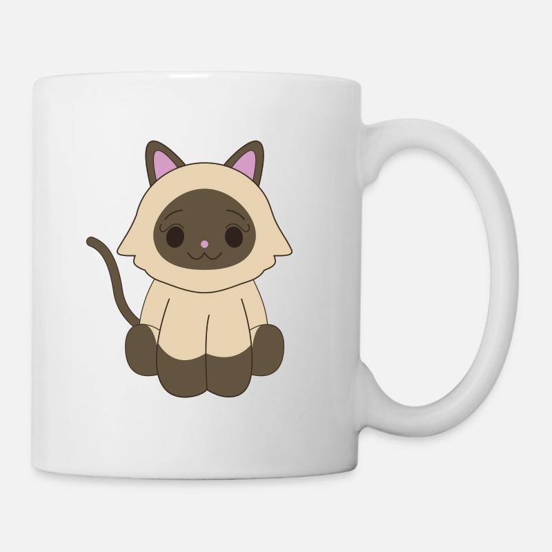Siamkatze - Tasse - Weiß