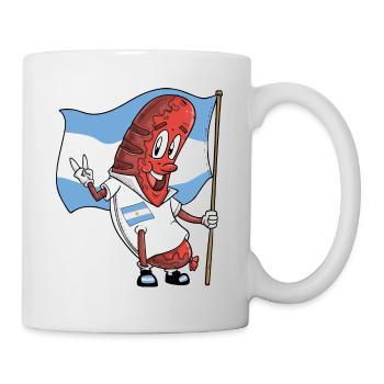 Bratwurst de porc argentin - Mug blanc - blanc - Droite