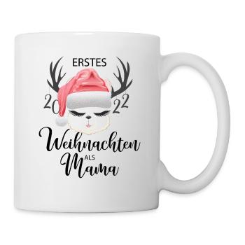 Akpaka Mama Erstes Weihnachten - Tasse - Weiß - Rechts