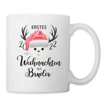 Akpaka Bruder Erstes Weihnachten - Tasse - Weiß - Rechts