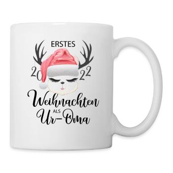 Akpaka Ur Oma Erstes Weihnachten - Tasse - Weiß - Rechts