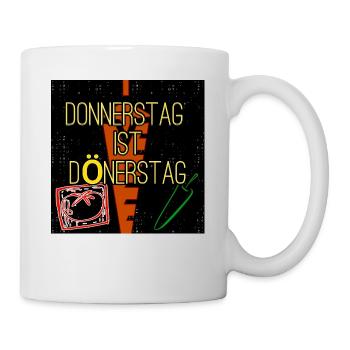 Donnerstag ist... - Shop WoW - Tasse - Weiß - Rechts