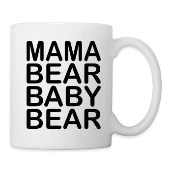 Mama Bear Baby Bear - Tasse - Weiß - Rechts