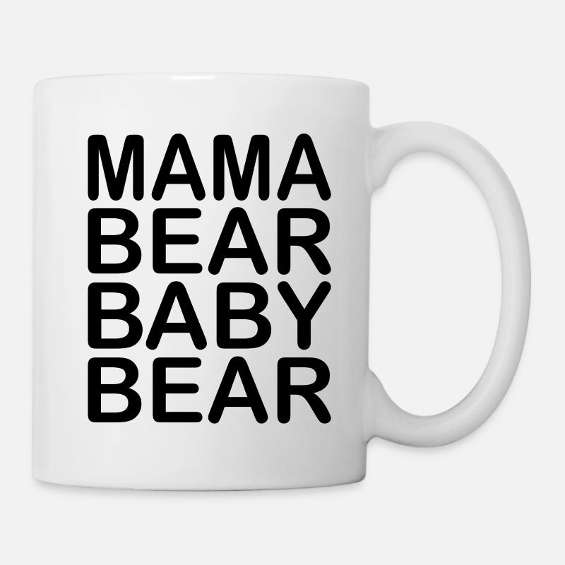 Maman Ours Bébé Ours - Mug blanc - blanc