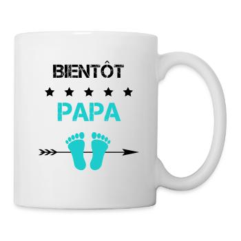 annonce grossesse papa père pour Bientôt papa - Mug blanc - blanc - Droite