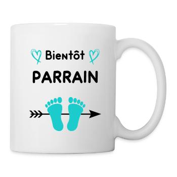 Bientôt parrain annonce grossesse parrain - Mug blanc - blanc - Droite