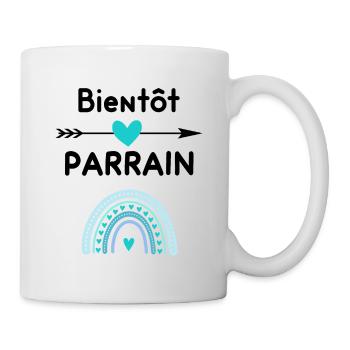 Bientôt parrain cadeau annonce grossesse - Mug blanc - blanc - Droite