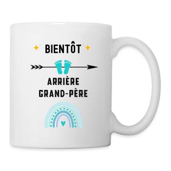 Bientôt arrière-grand-père cadeau naissance - Mug blanc - blanc - Droite