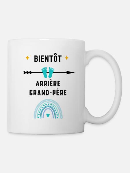 Bientôt arrière-grand-père cadeau naissance - Mug blanc - blanc