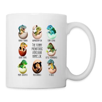 Baby Dinos in the Egg - Mug - white - Right