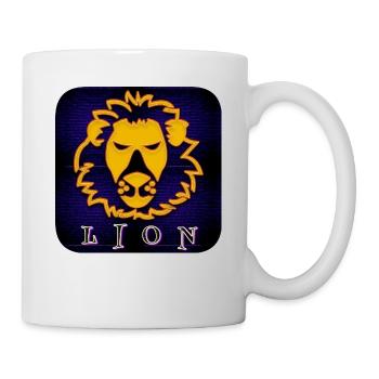 LION (Löwe) - Tasse - Weiß - Rechts