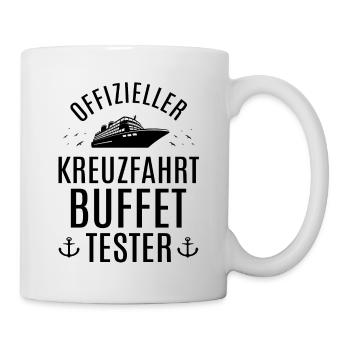 Kreuzfahrt Kreuzfahrtschiff Urlaub Meer Geschenk - Tasse - Weiß - Rechts