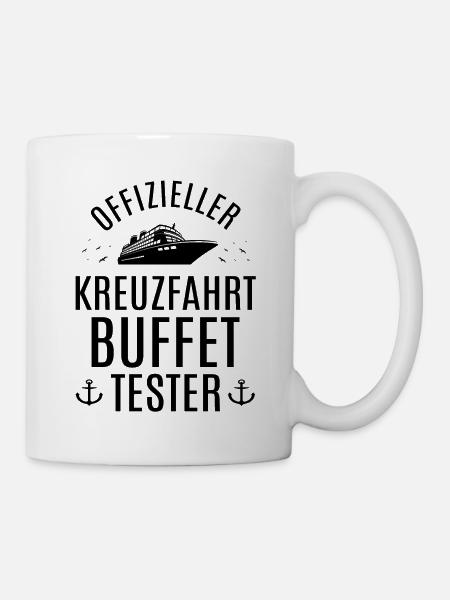 Kreuzfahrt Kreuzfahrtschiff Urlaub Meer Geschenk - Tasse - Weiß
