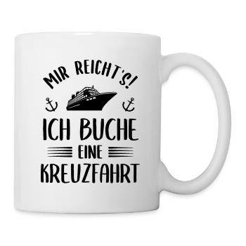 Kreuzfahrtschiff Schiffreise Kreuzfahrer Geschenk - Tasse - Weiß - Rechts