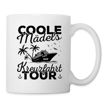 Kreuzfahrt Kreuzfahrtschiff Schiff Meer Geschenk - Tasse - Weiß - Rechts