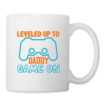 Dad Level Unlocked - Level up to Daddy Loading - Tasse - Weiß - Rechts